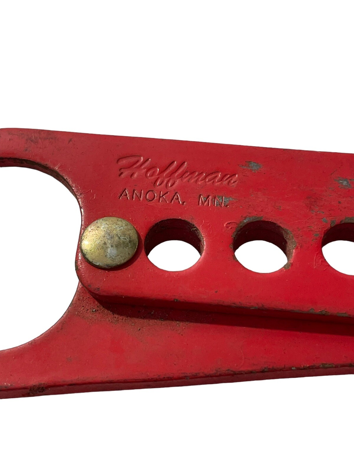 Hoffman Safety Lockout Less Chain Red Tool