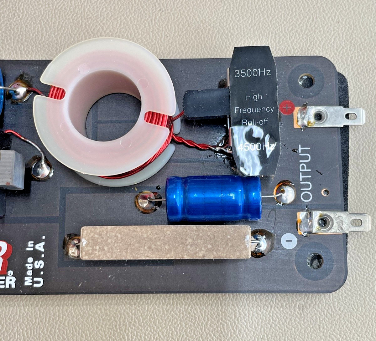 Old School Kicker MR-100 Passive Midrange Bandpass Crossover, Only 1, NOS #324