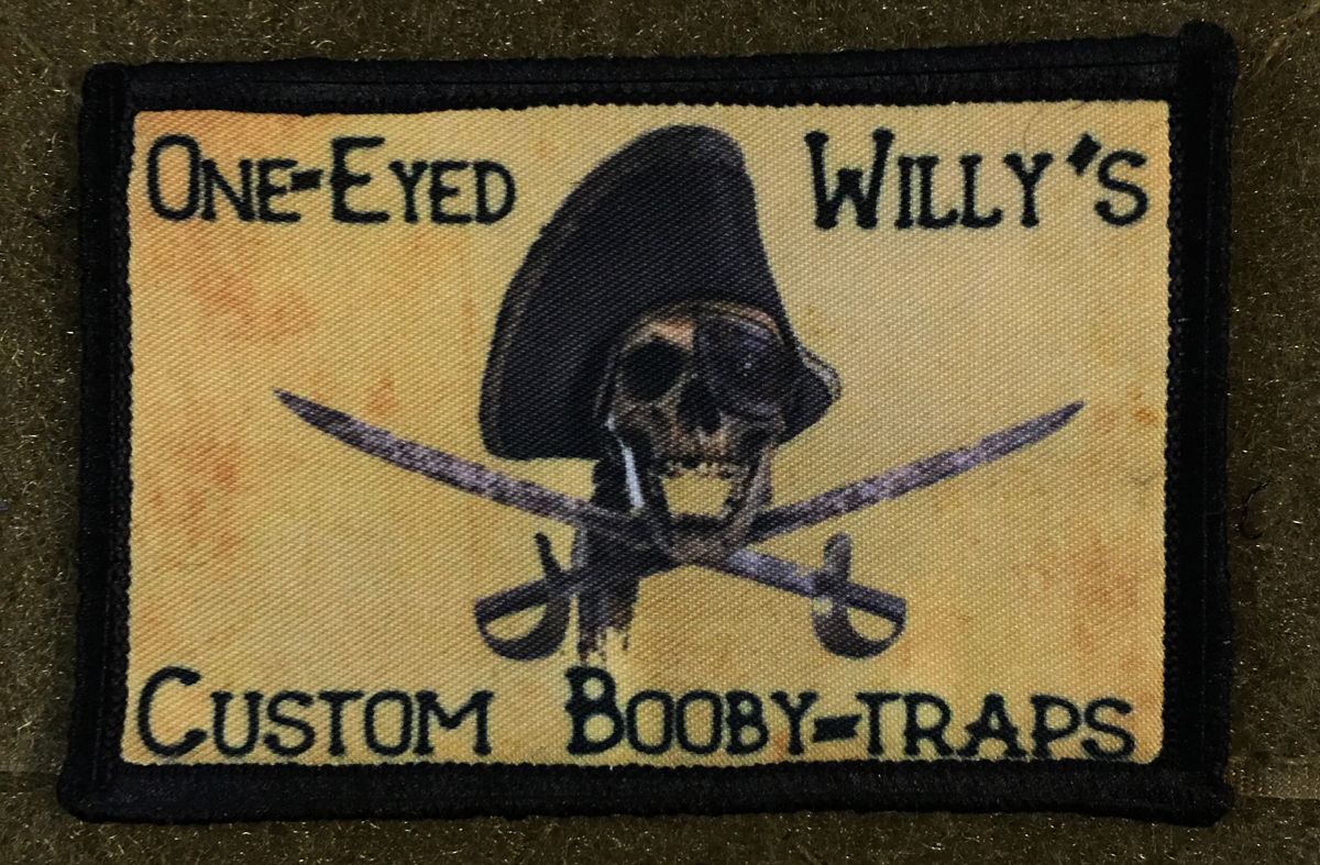 Willys Jeep Morale Patch- Hook and loop 2x3"