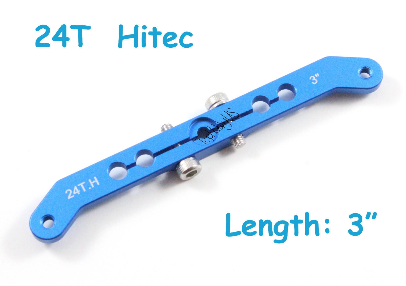 3" Heavy Duty Aluminum 24T for Hitec Dual Servo Arm Horn RC Parts (US SELL SHIP)