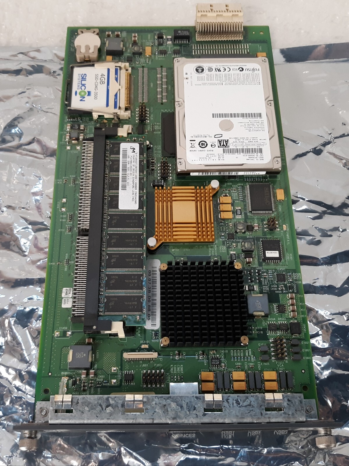 Avaya S8300 ICC/LSP V2 08FP17101537 Network Module w/ HDD+RAM+ Card *PULLED*