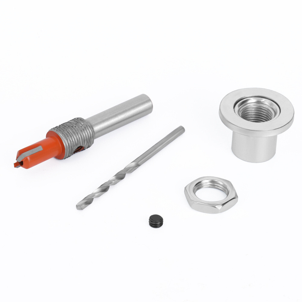 5 PIECE 8mm Adjustable Counterbore Countersink Drills Bits- DEPTH STOP Drill Bit