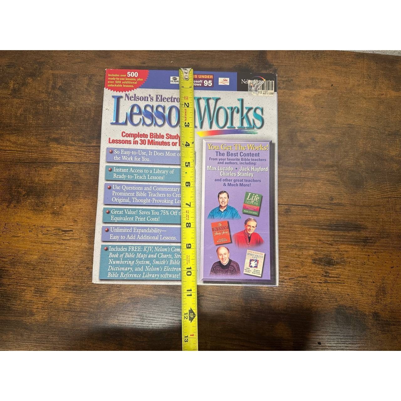 Nelson's Electronic LessonWorks Bible Study Software Windows 95 New 039-5 (18)