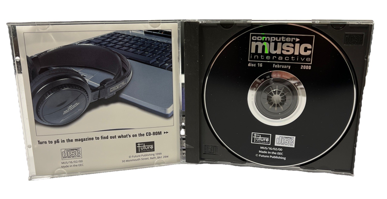 Computer Music Interactive CD-ROM Mac/PC Full Software 2000 Disc 16 EUC