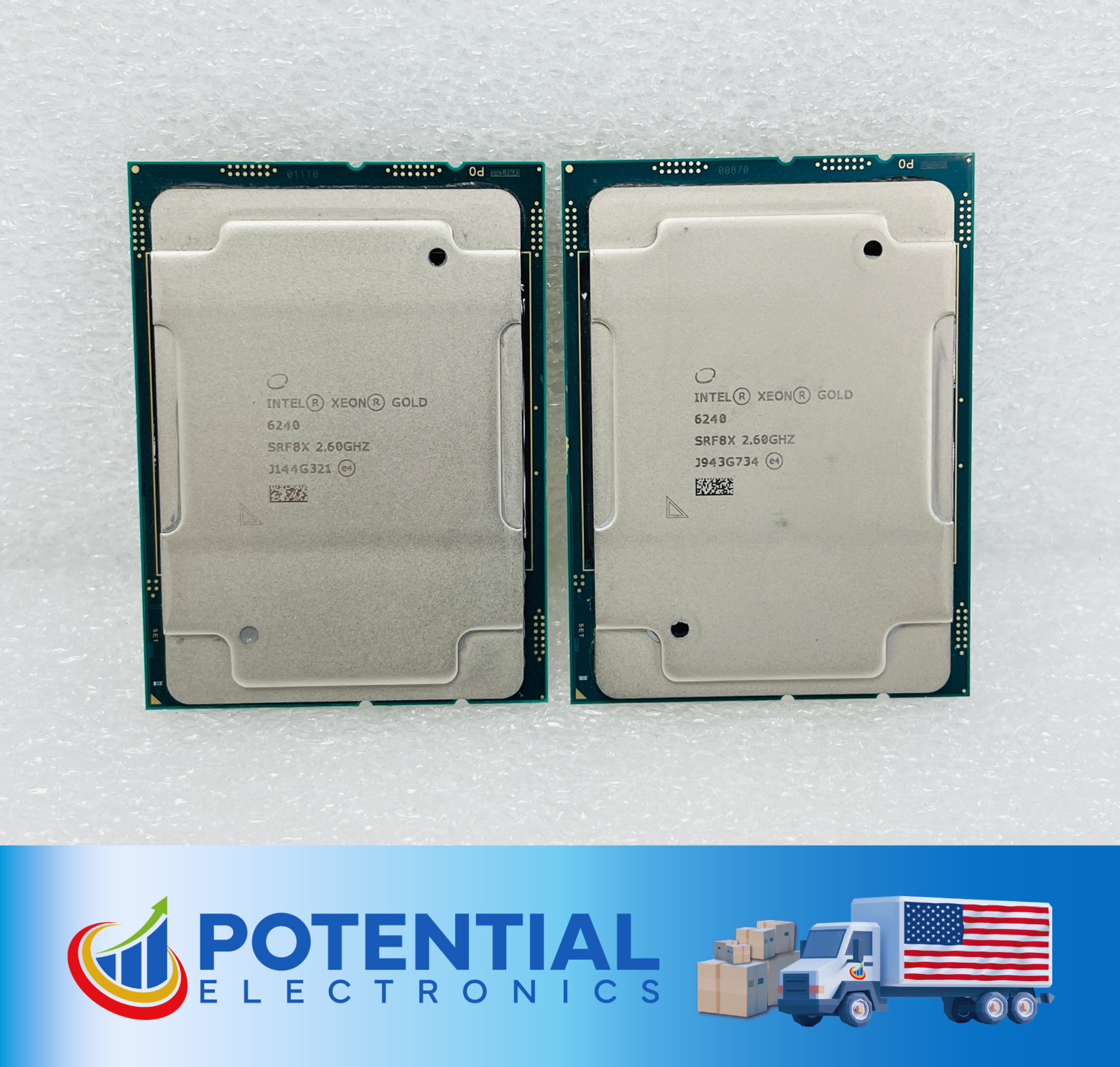 USED - Intel SRF8X INTEL XEON GOLD 6240 2.60GHZ 24.75M 18-CORE PROCESSOR