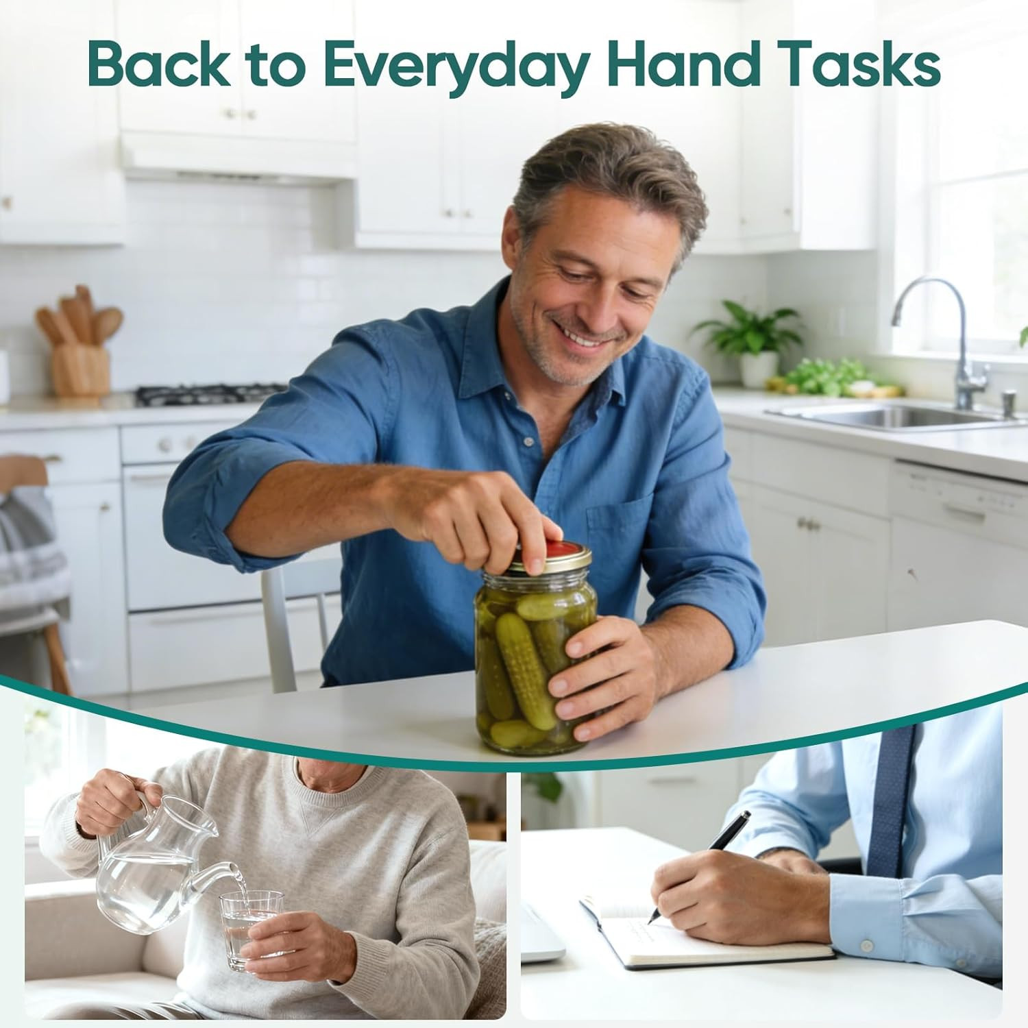 Finger Exerciser Set for Hand Therapy, Grip Strength, and Dexterity Training