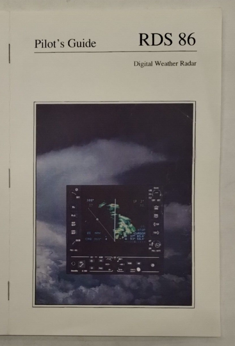 King RDS 86 Digital Weather Radar Pilots Guide-Reproduction