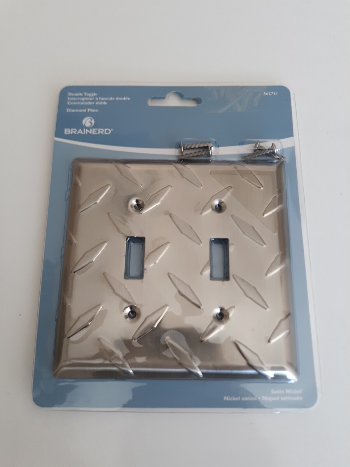 Brainerd - Satin Nickel Toggle Standard Wall Plate Bundle