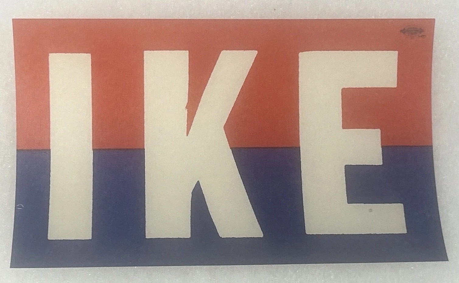 IKE Dwight Eisenhower Sticker  5 1/8” x 3 1/4”
