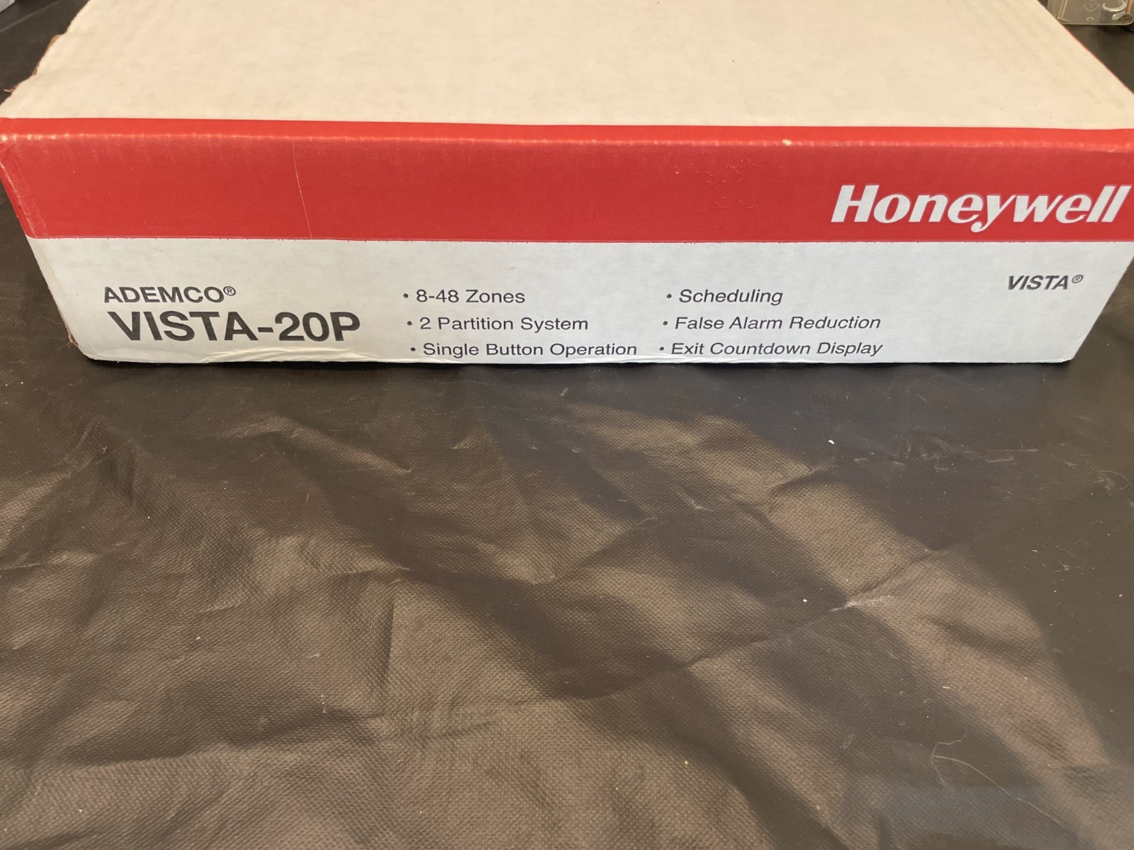 HONEYWELL VISTA-20P ADEMCO CONTROL PANEL PCB IN ALUMINUM ENCLOSURE - BEIGE