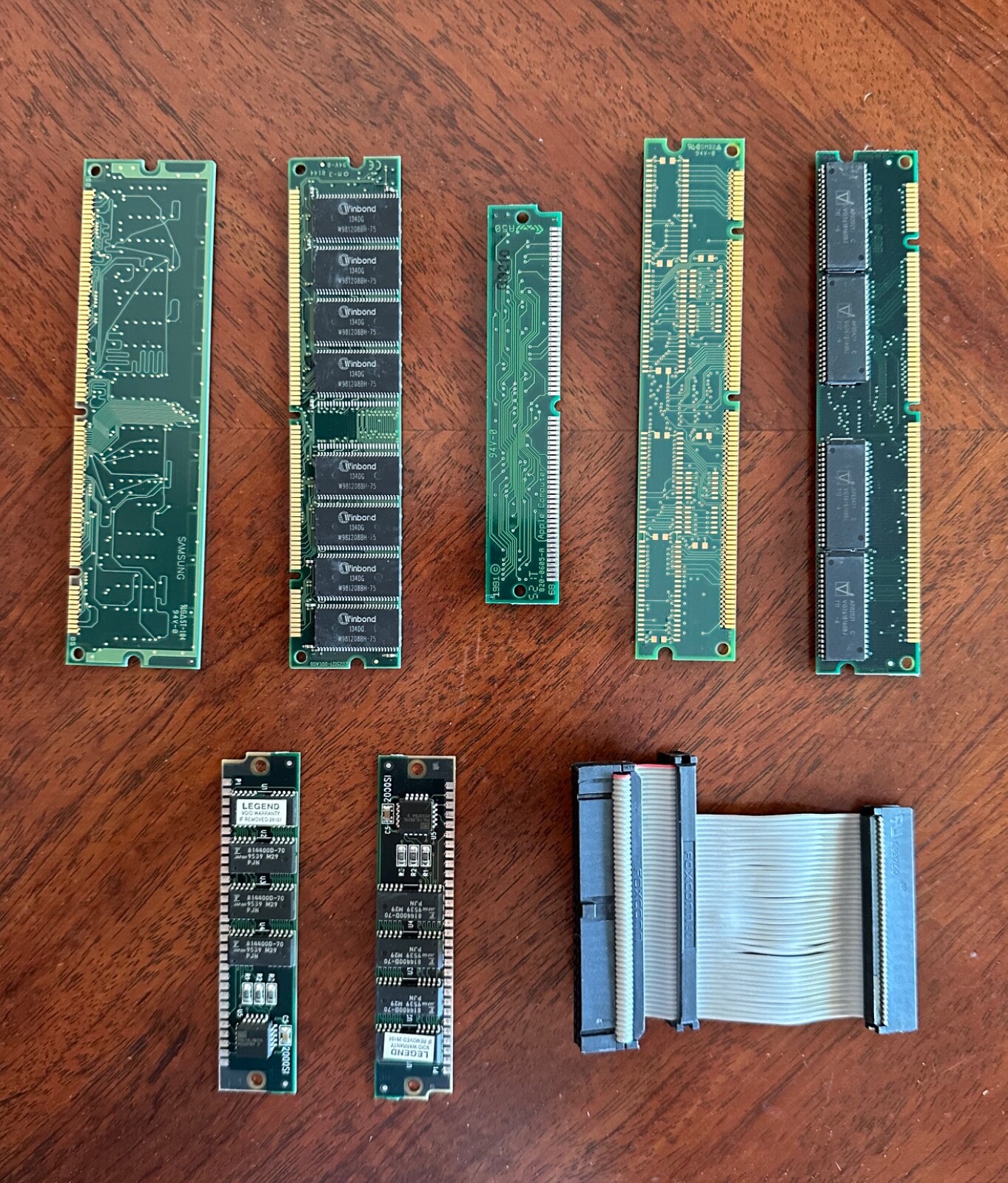 Apple Macintosh RAM Memory Boards Various types from 1990's - 2010, Assorted Lot