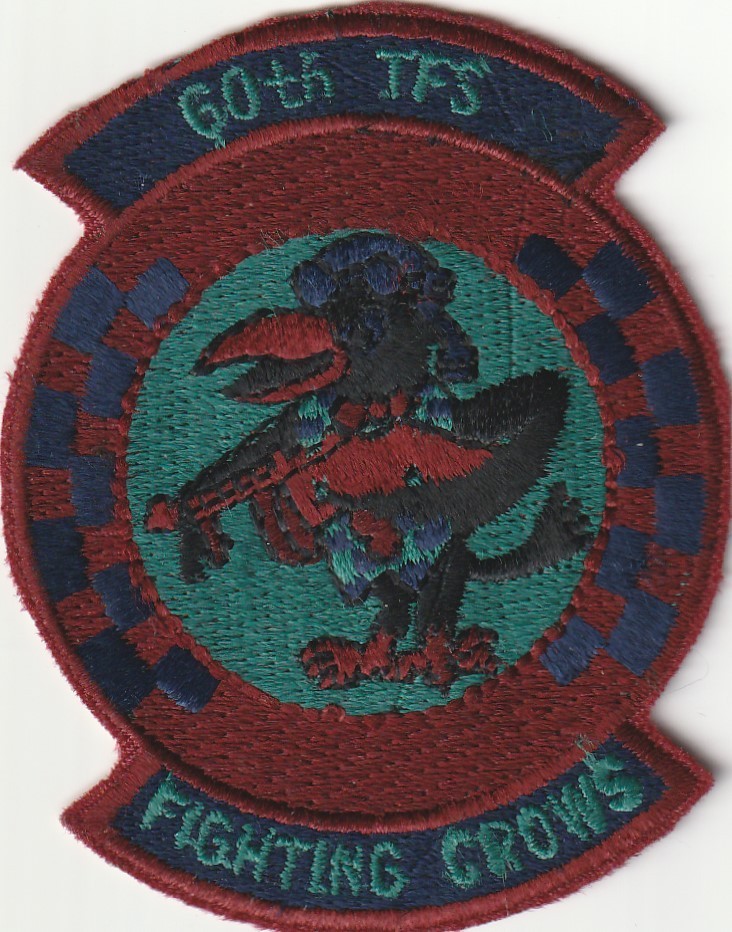 USAF  Air Force 60th Tactical Fighter Sqn 	Eglin AFB Florida LOWVIZ patch