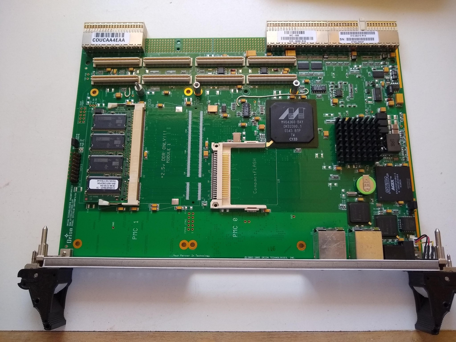 Tut Systems 910-06381 R10 NIC-600 CPC7510-IBM750FX/GX Network Card COUCAA4EAA