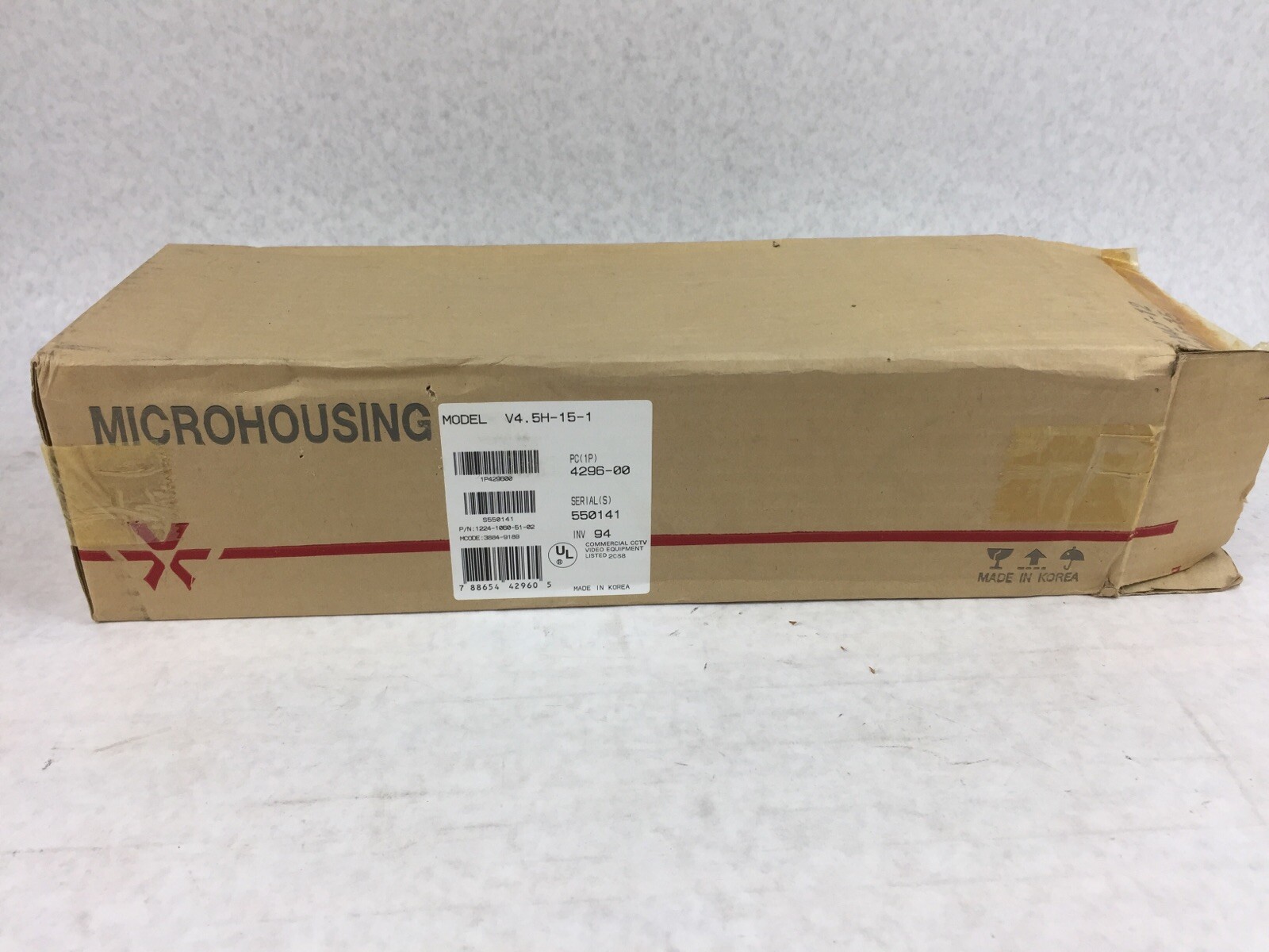 Vicon Micro V4.5H-15 Security Camera Housing