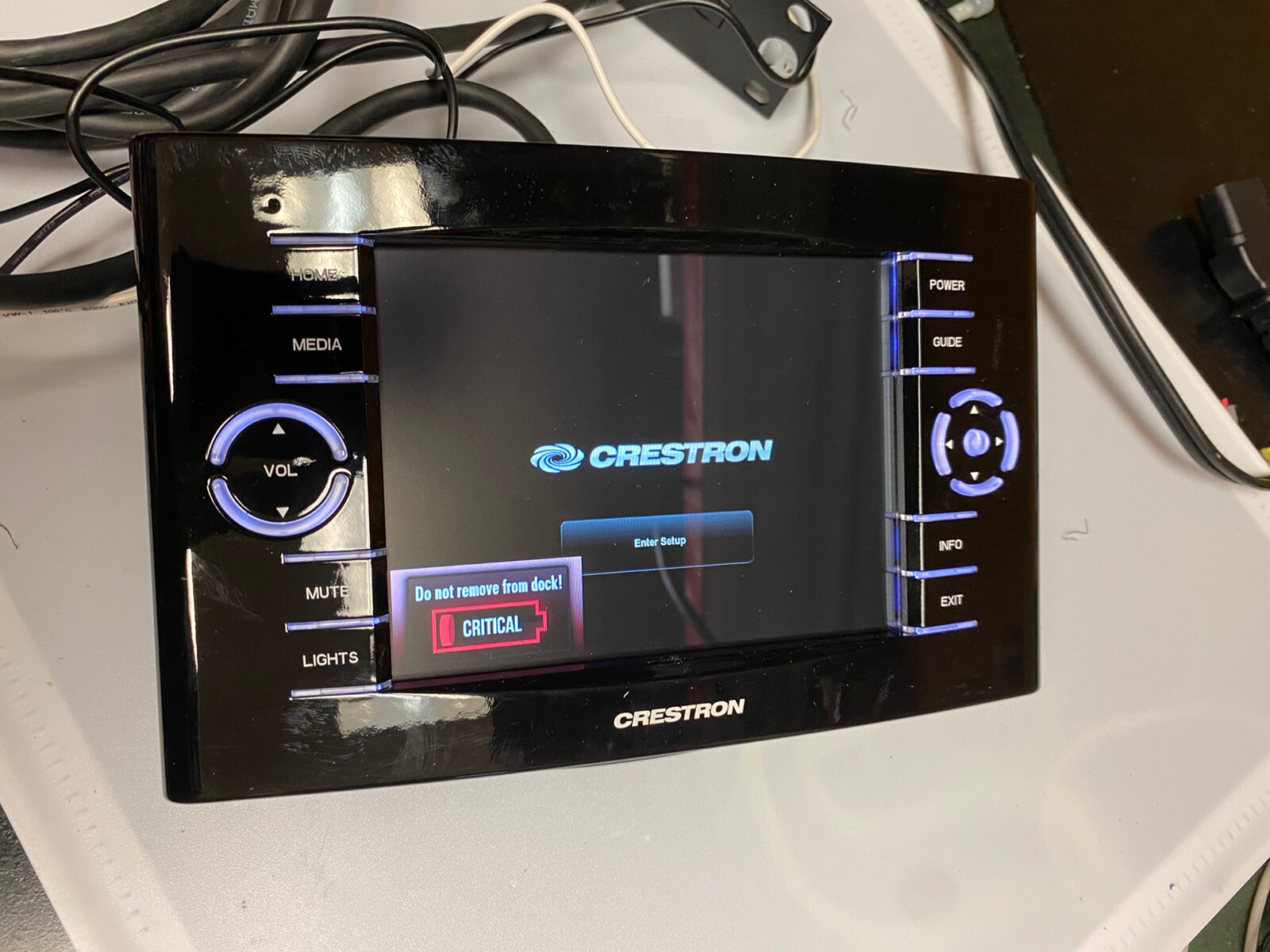 New OPEN BOX Crestron TST-600-B-S 5.7" Wireless Touch Screen Display