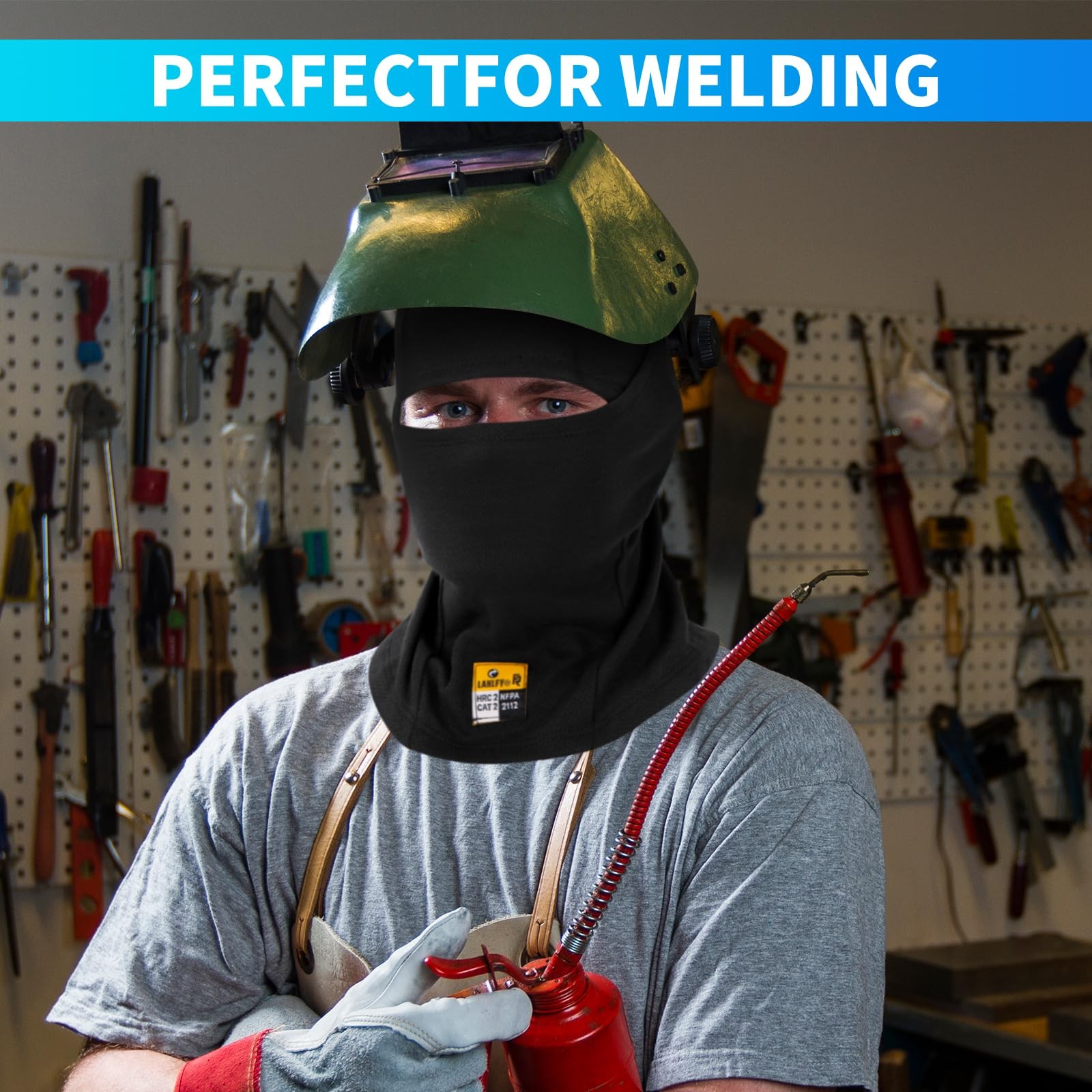 2PCS Cooling Motorcycle Balaclava Fire Resistant Full Face Mask Covering Mesh...