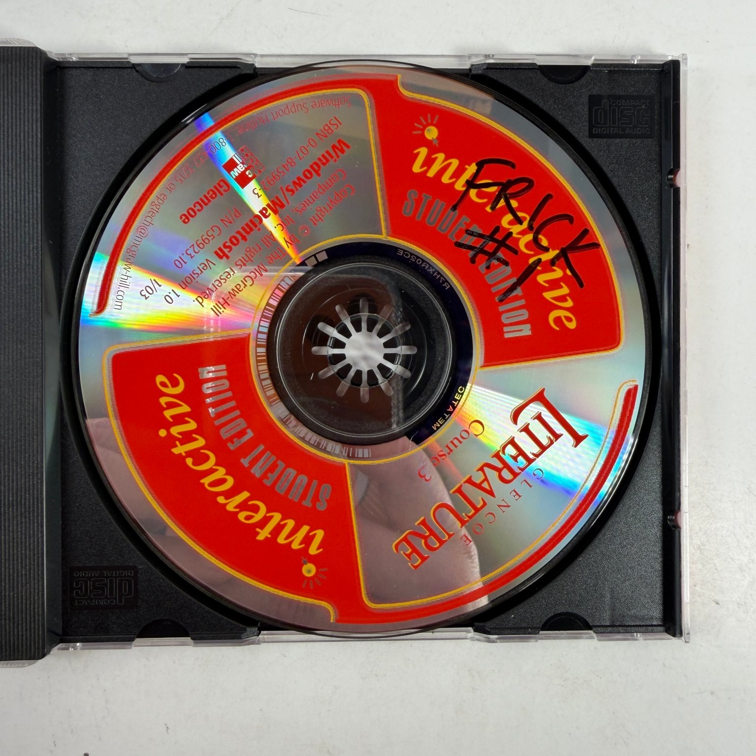 Glencoe Interactive Student Edition Literature Course 3 CD-ROM Windows Mac