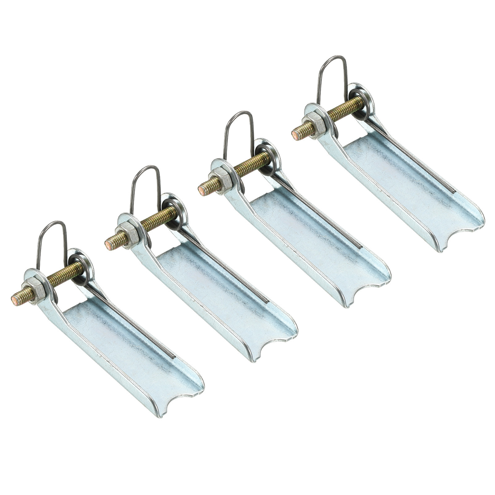 1.7 Inch Replacement Hooks Latch, 4 Pack Metal Towing Receiver Hitch, Silver