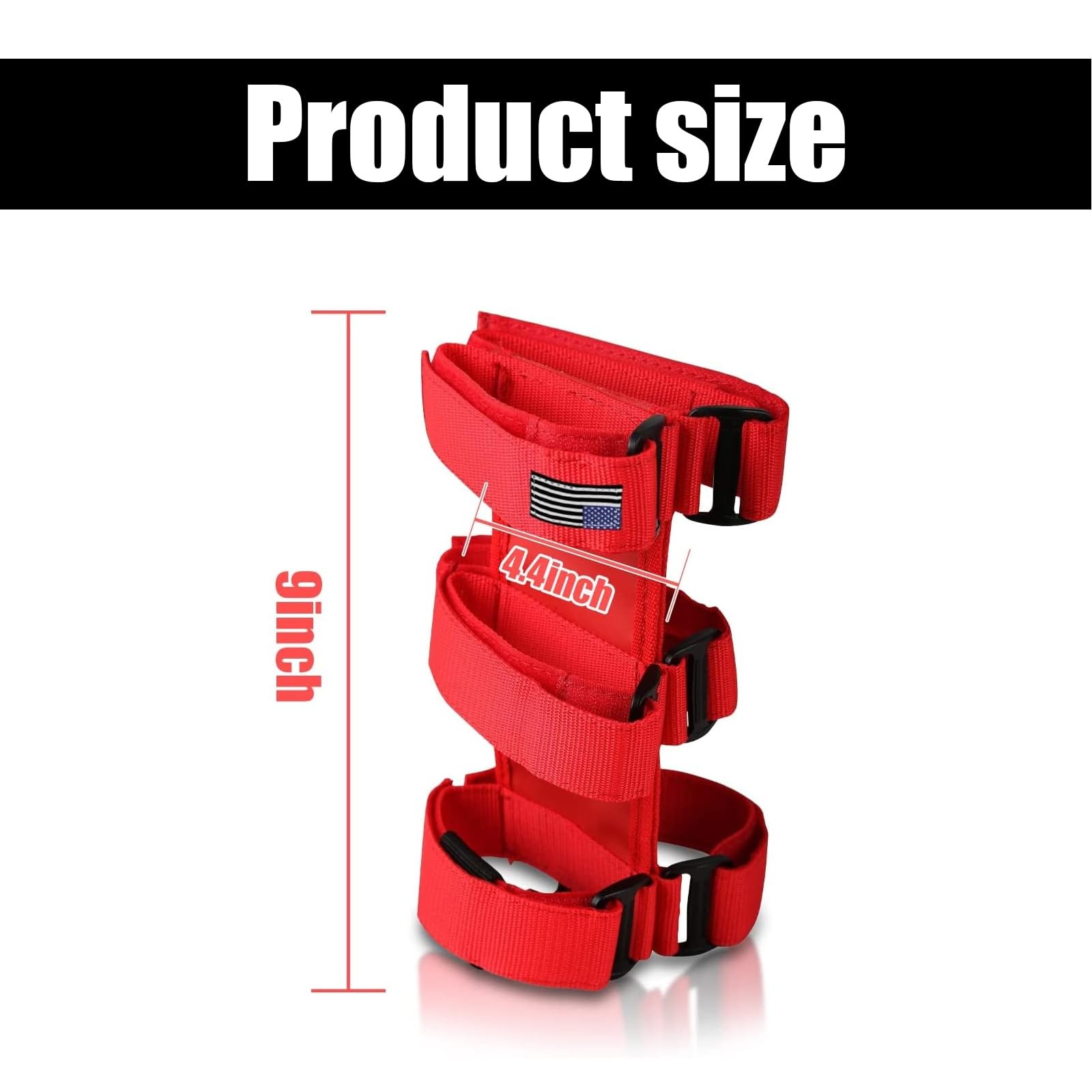 1 PC Fire Extinguisher Mount, Flag Roll Bar Fire Extinguisher Holder Strap, A...