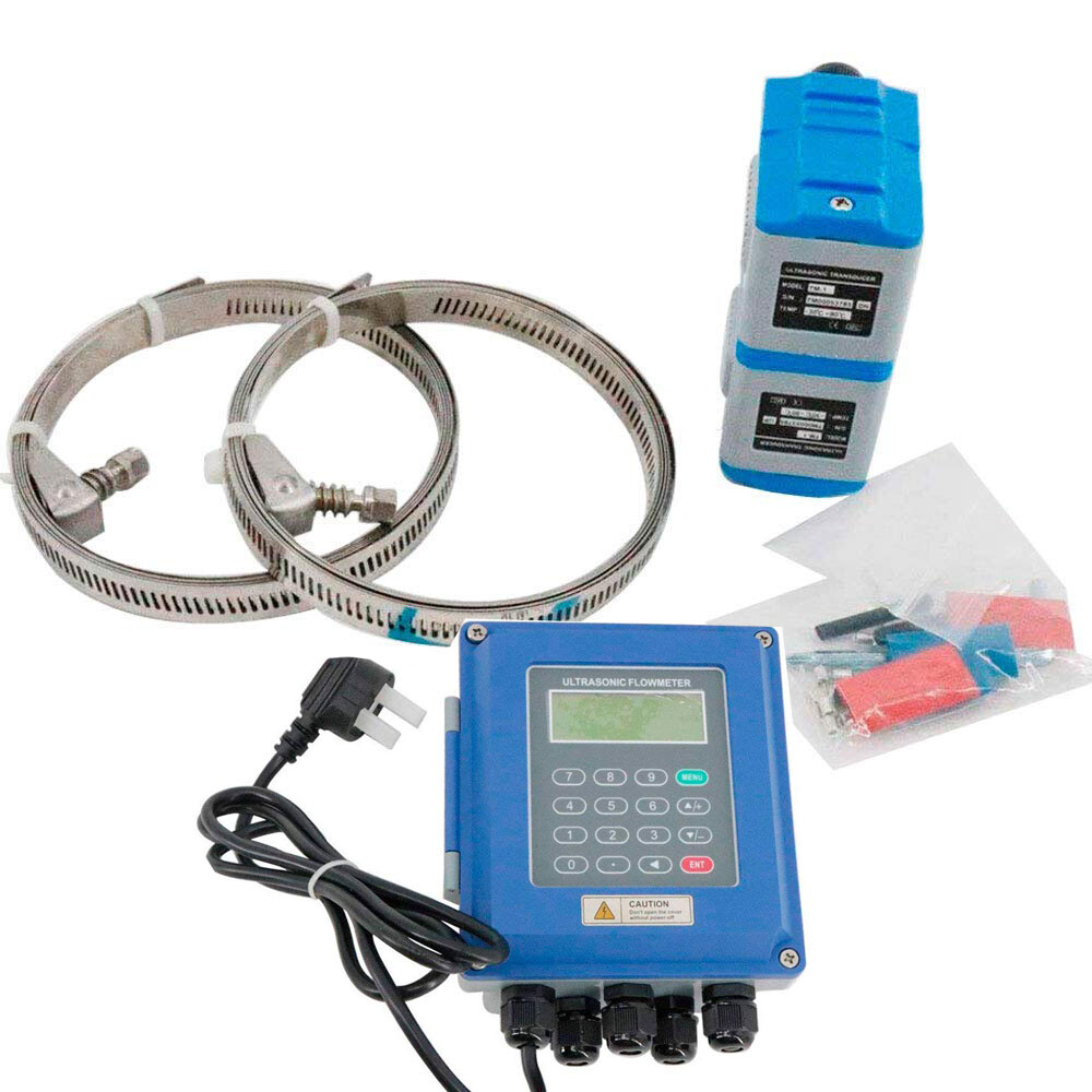 Ultrasonic Flow Measurement Flow Meter With SD Card Data Logger DN50 to 700mm