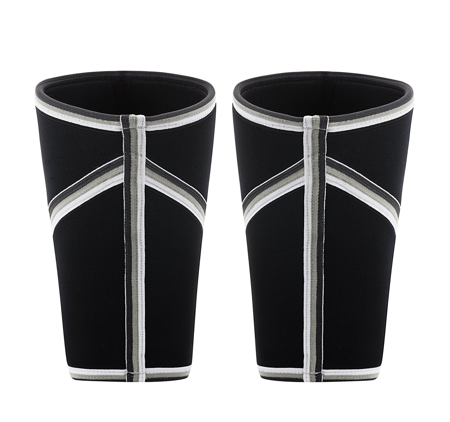 Knee Compression Sleeve Pair 7 MM Max Support Crossfit Running Squats Lifting