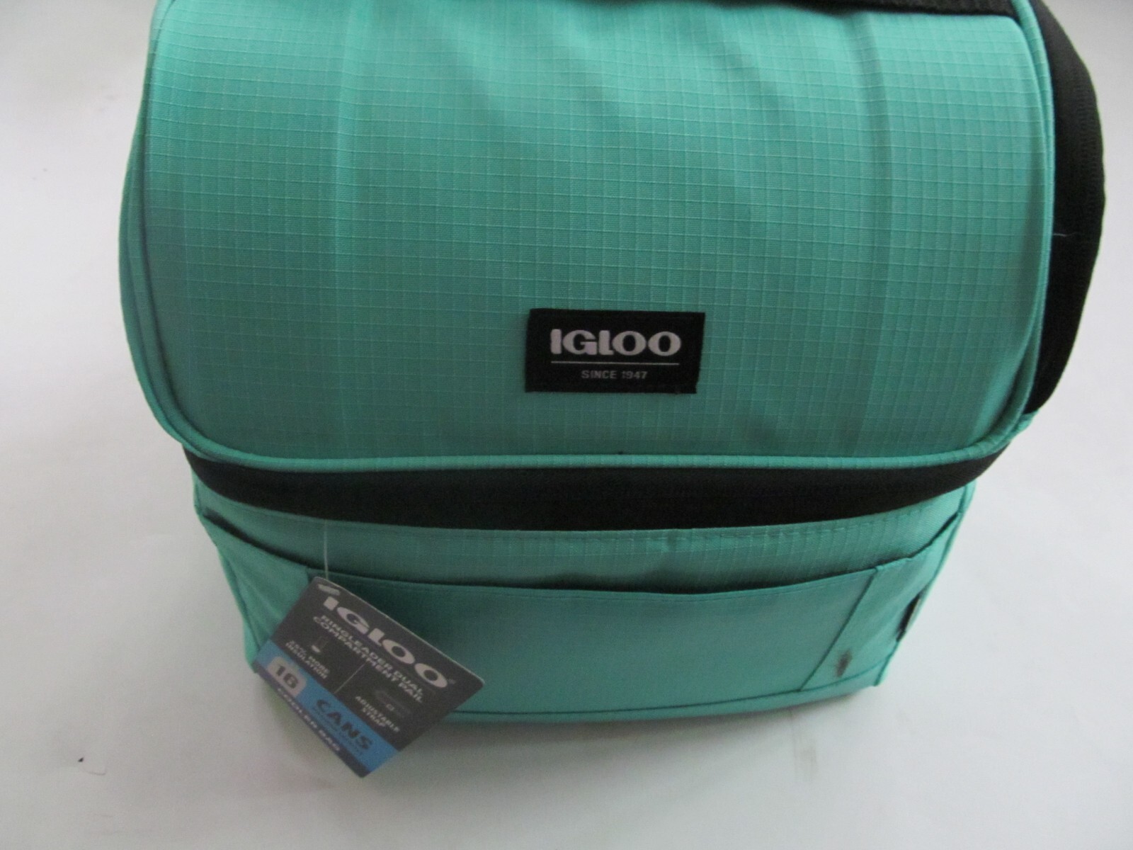 Igloo 16 Can Cooler Mint Leaf 2021 Dual Compartment Pail Cooler Brand New
