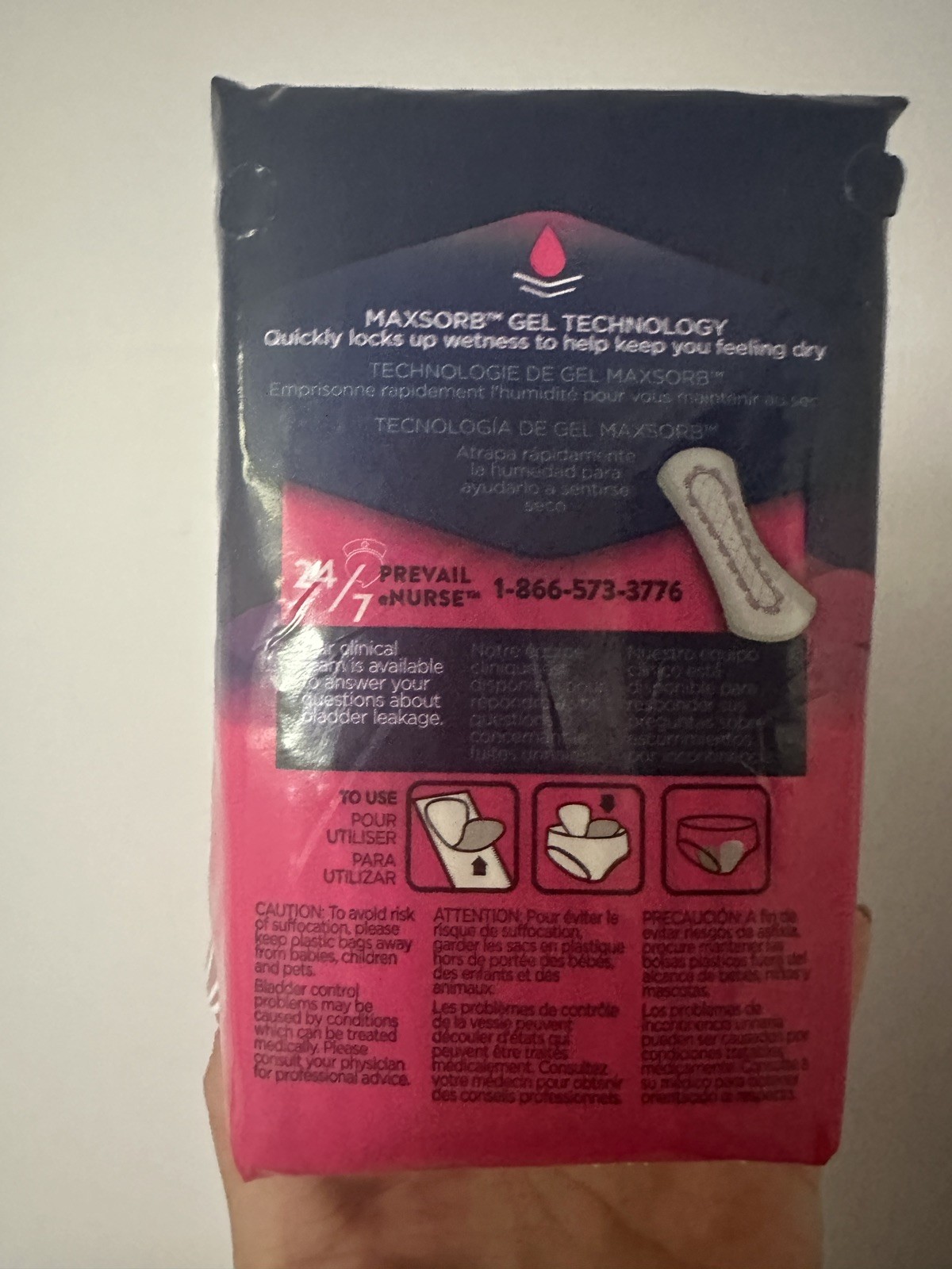 Prevail Daily Liners Bladder Leaks Regular Very Light Absorbency CASE 468 Liners