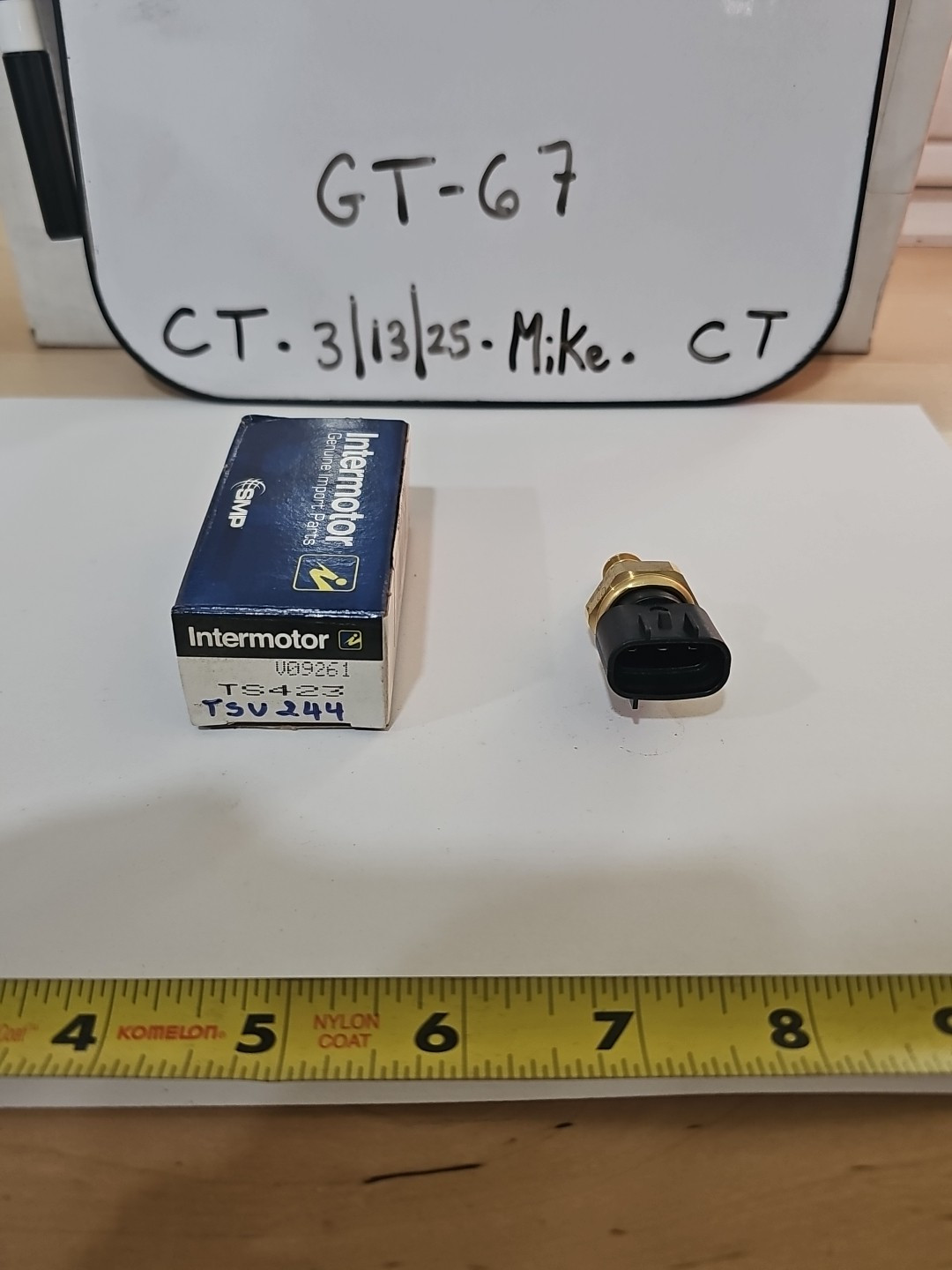 Engine Coolant Temperature Sensor Standard Intermotor TS-423
