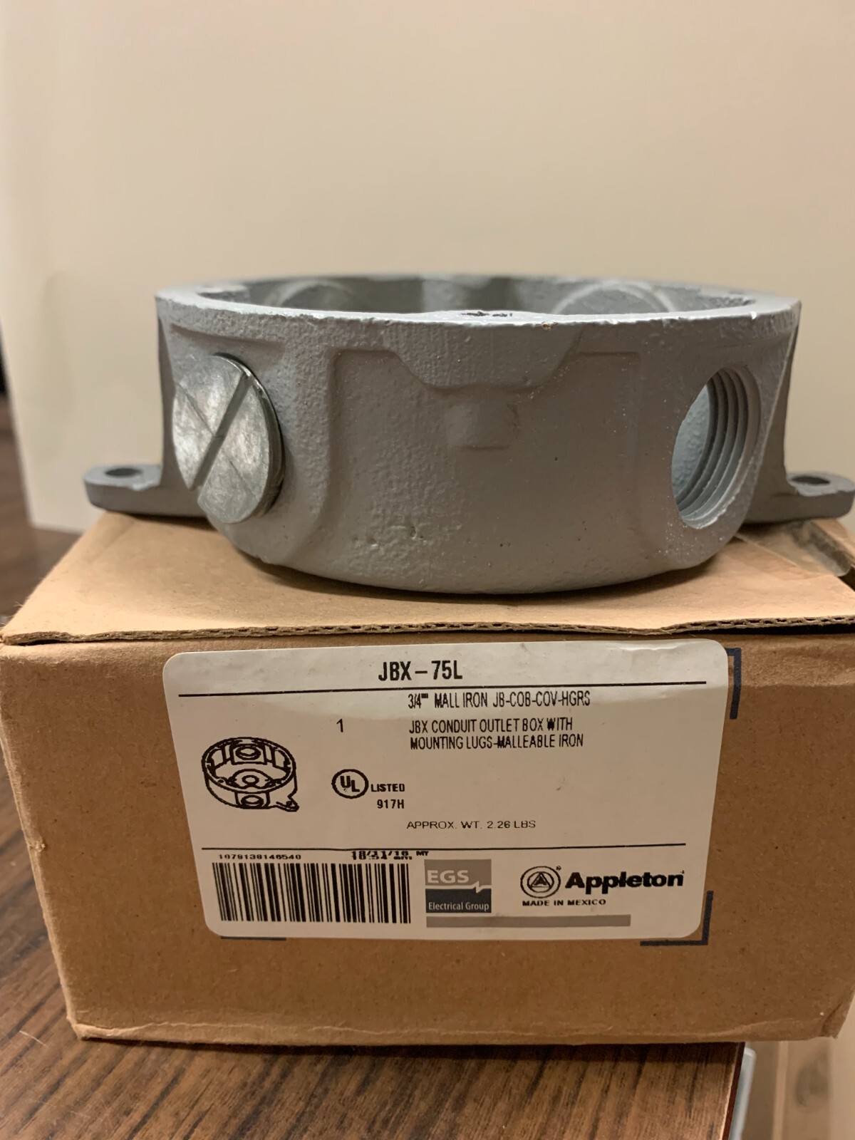 EMERSON JBX75L / EXPLOSION PROOF (NEW IN BOX)