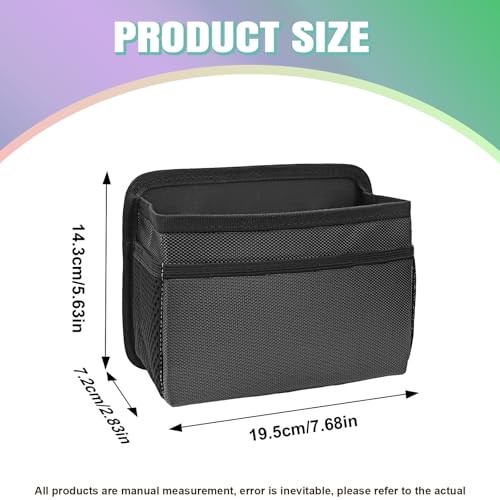Car Trash Can, Foldable Mini Vehicle Trash Bin Garbage Organizer Holder black