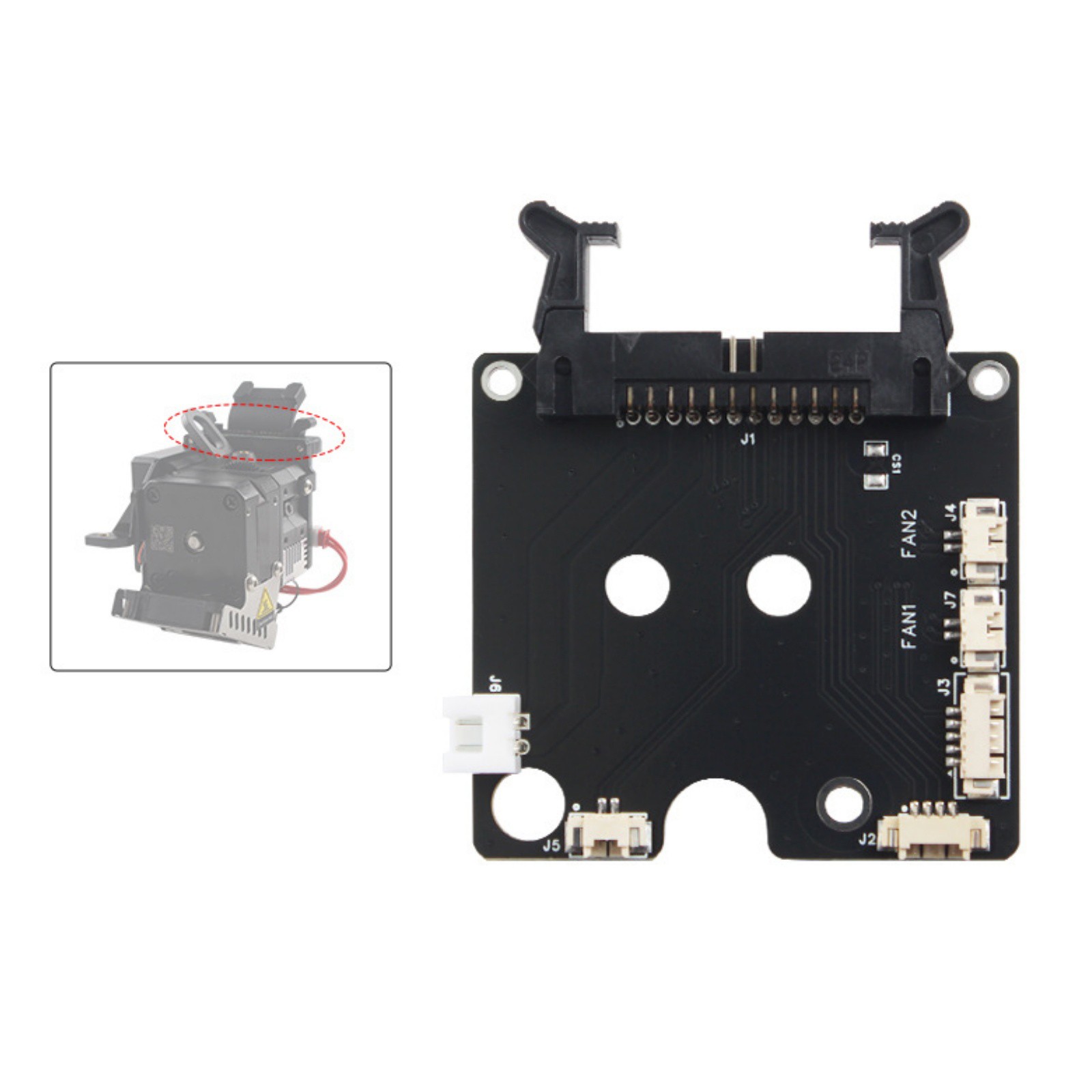 Precision Craftsmanship Enhanced Adapter Breakout Board for Spirte Extruder