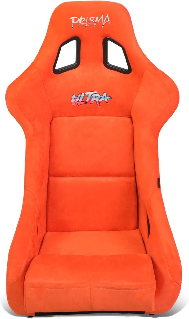 NRG Innovations NRG-FRP-302OR-ULTRA Prisma Fixed Back Bucket Racing Orange