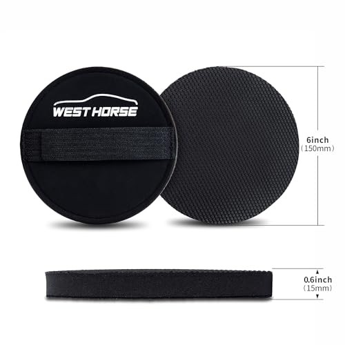 6" Car Detailing Clay Pad, Clay Bar Pad Disc for Auto Detailing, 6 Inch Red