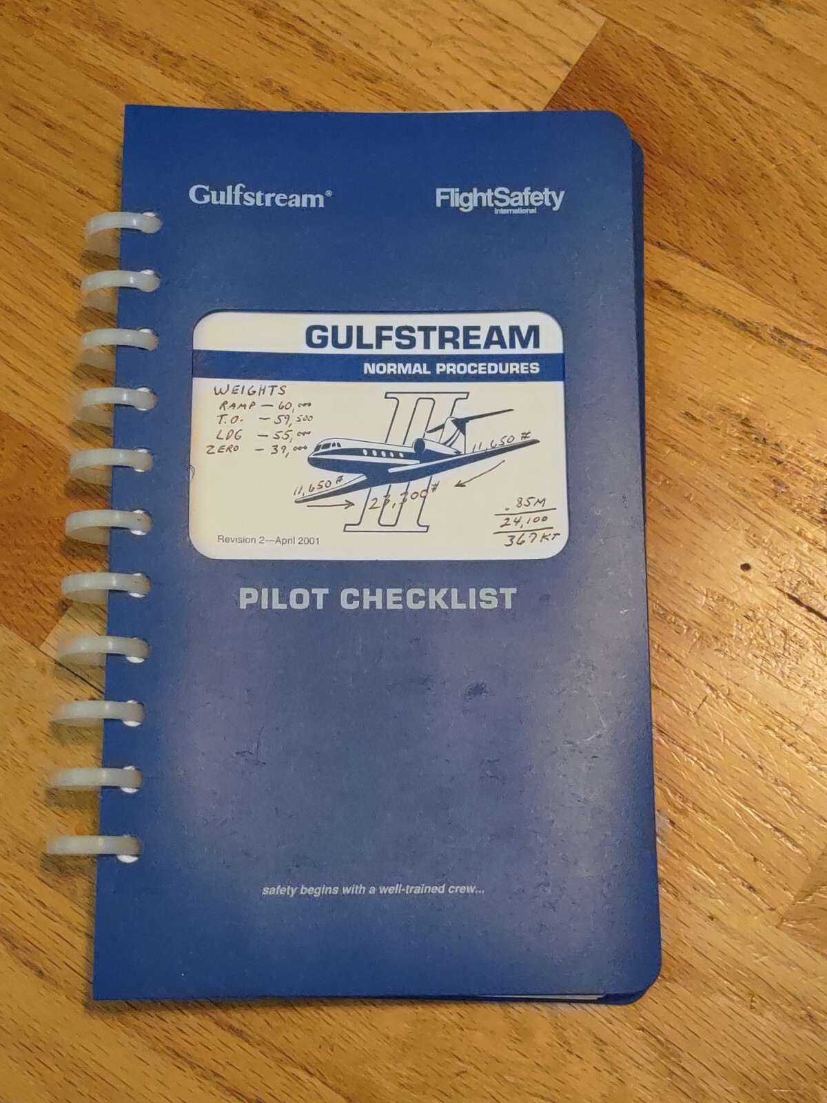Gulfstream - Honeywell  G2 Pilot Procedures Checklist  FLIGHT SAFETY