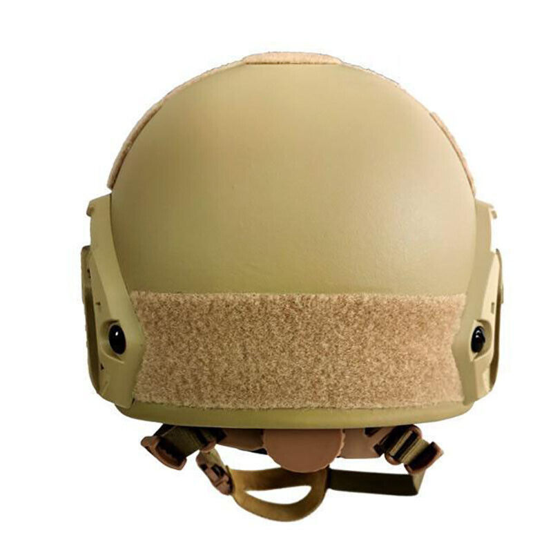 Tactical Uhmw-Pe Size M Ballistic IIIA Bullet Proof Helmet Medium DE