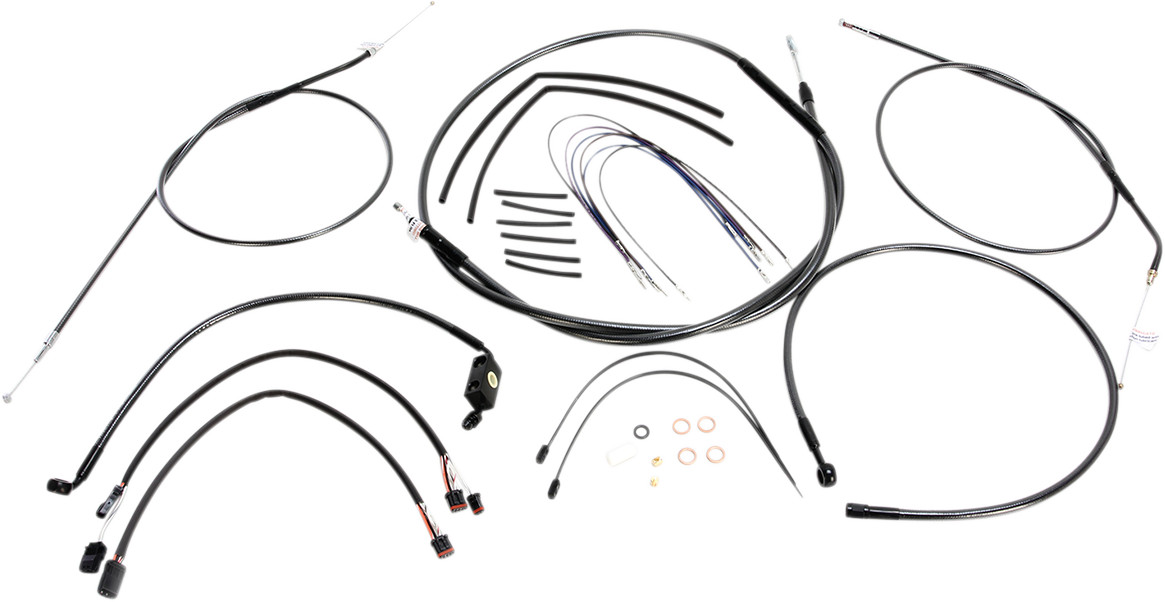 MAGNUM SHIELDING Black Pearl™ Designer Handlebar Installation Kit - 15"-17" -