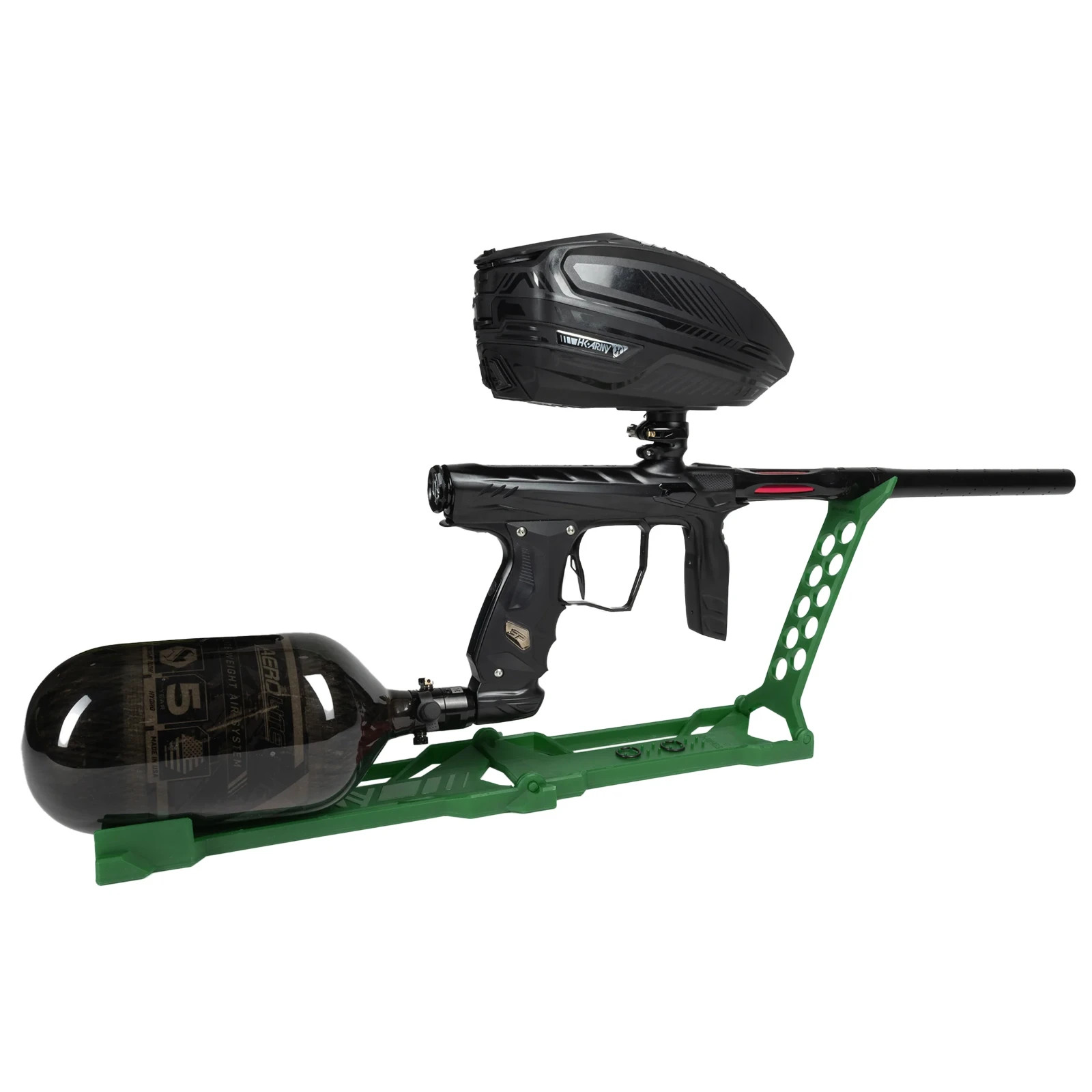 HK Army Joint Folding Paintball Gun Marker Stand GREEN