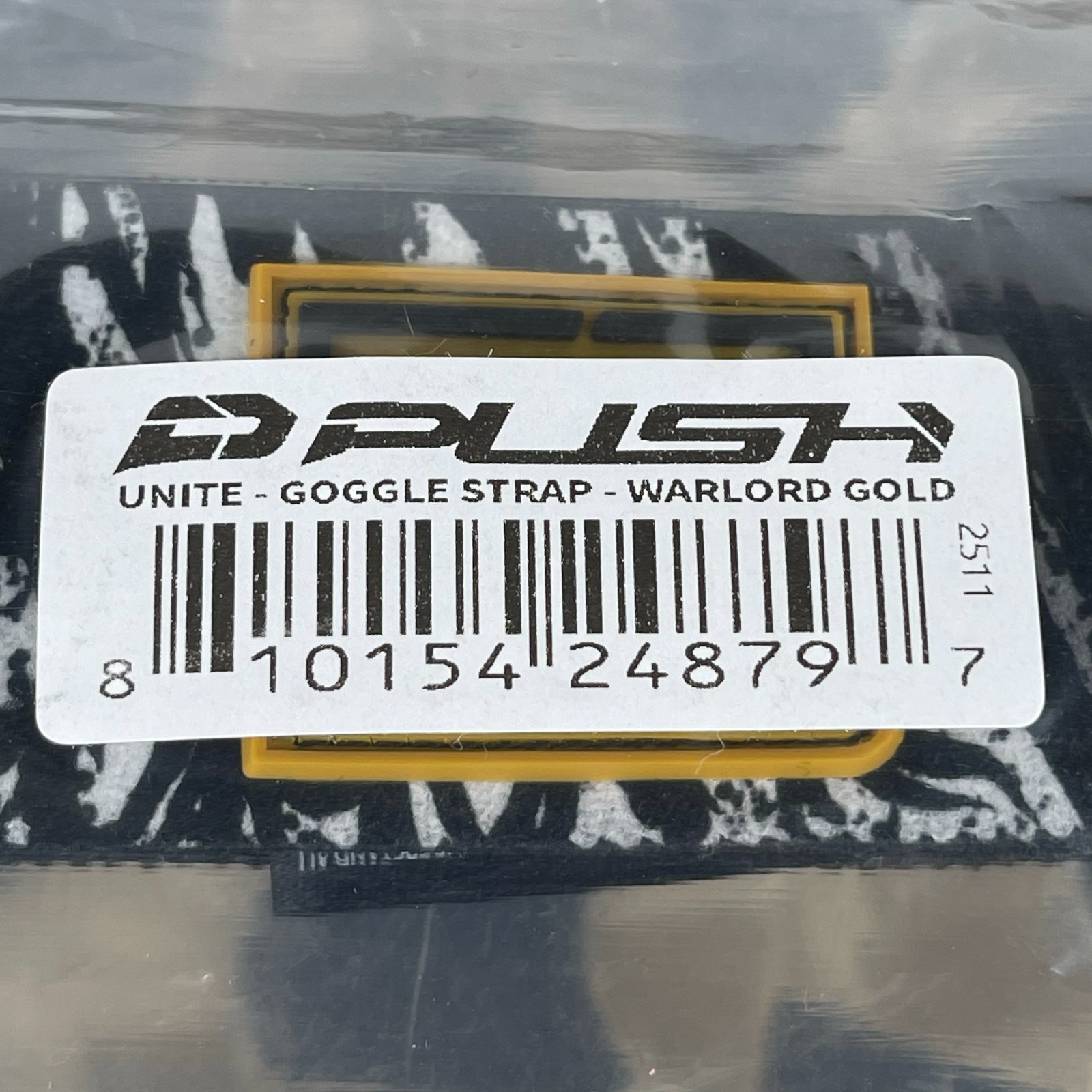 NEW Push Unite Goggle Strap - Warlord Gold