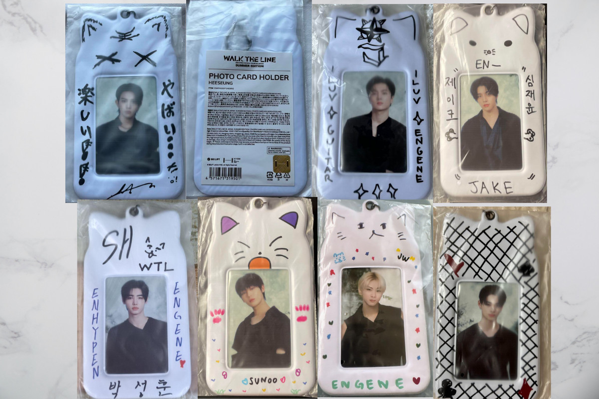 ENHYPEN WALK THE LINE IN JP SUMMER EDITION Official Goods PHOTO CARD HOLDER