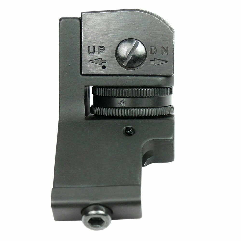 Front and Rear 45 Degree Offset Adjustable Tactical Iron Sight Set