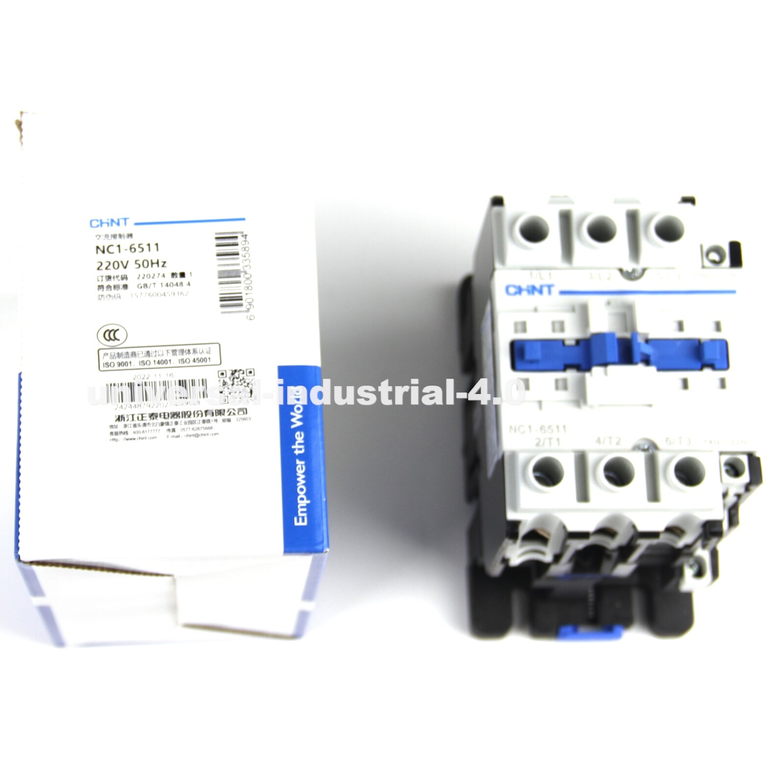 CHNT NC1-6511 220V AC Contactor NEW