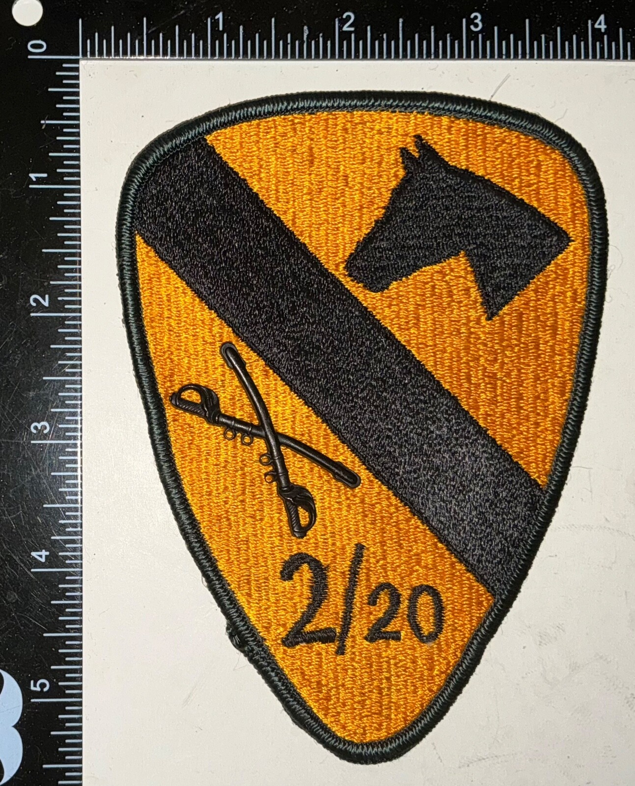 REPRODUCTION Vietnam War US Army 1st Cavalry Division Insignia 2/20 Patch