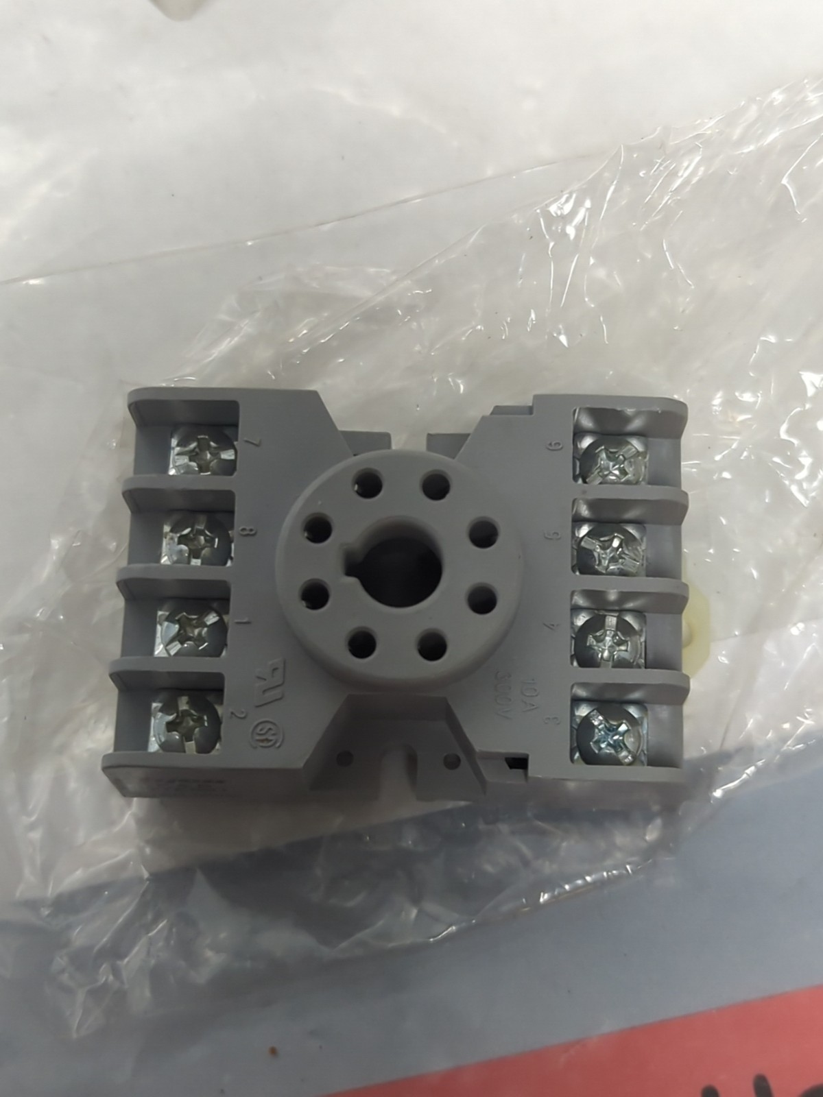 TYCO,27E892,RELAY SOCKET LOT OF 2 NOS