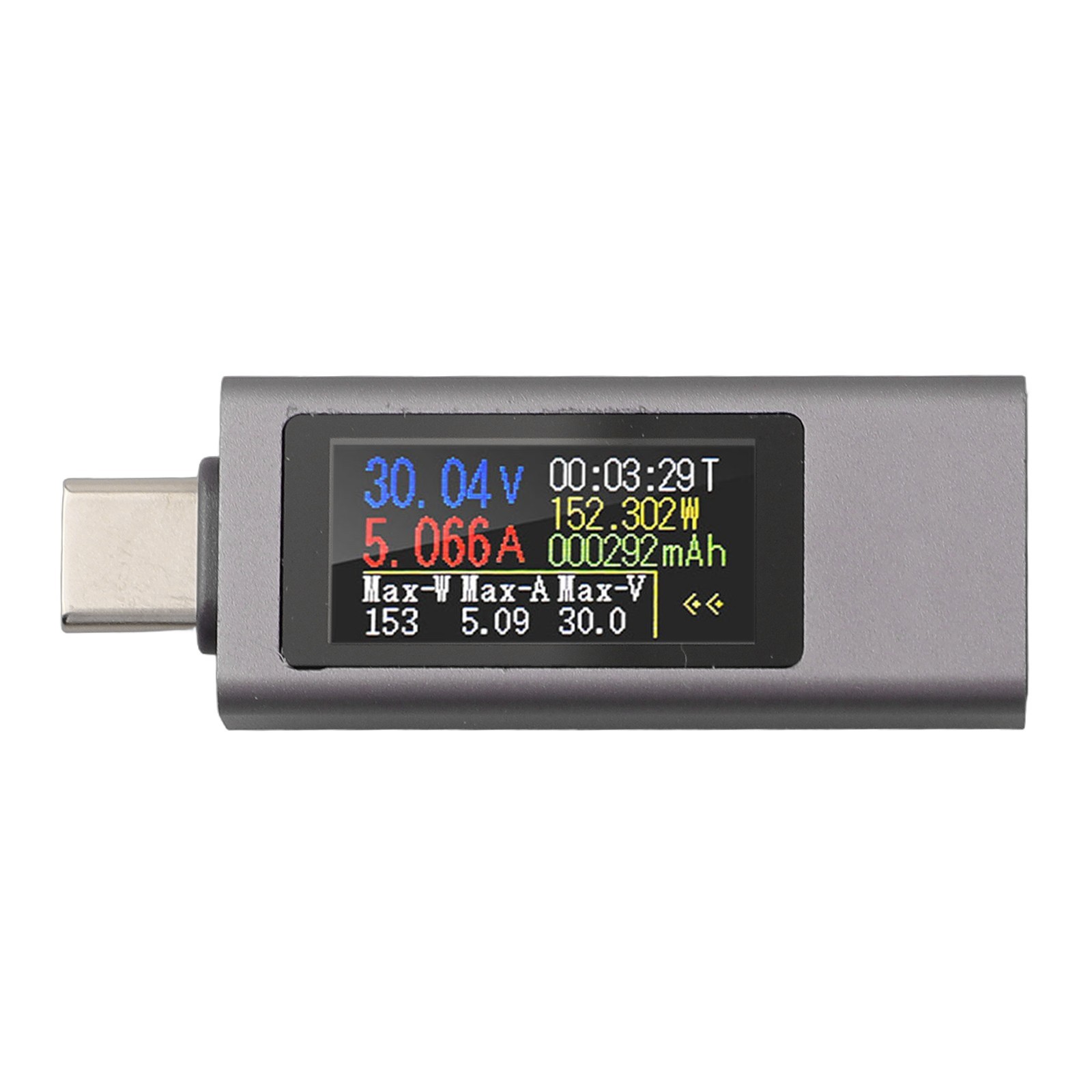Tester Meter for Phone Charging Current Voltage Meter 2302C 240W