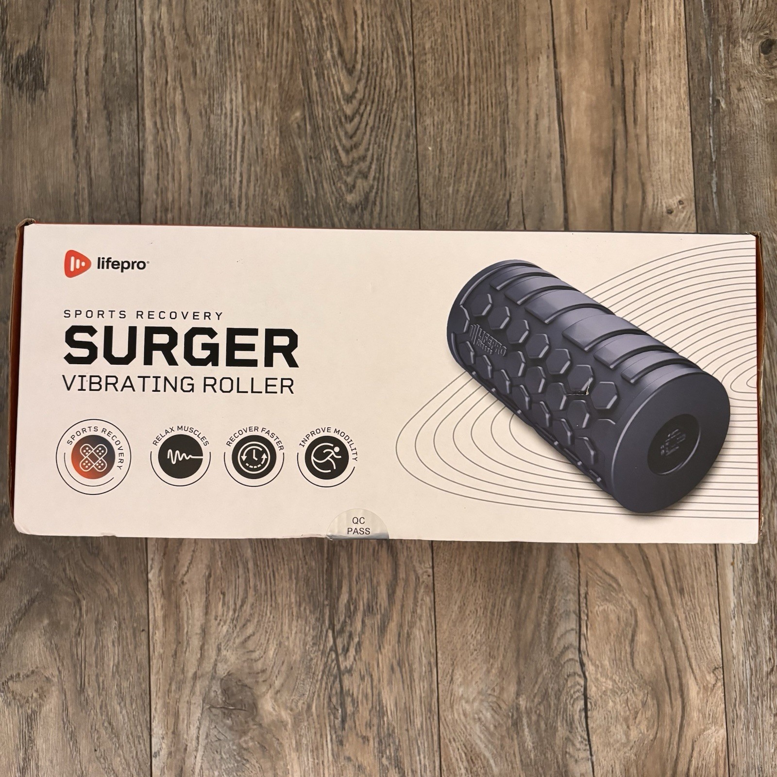 LifePro Surger 4-Speed Vibrating Foam Roller for Physical Therapy & Exercise