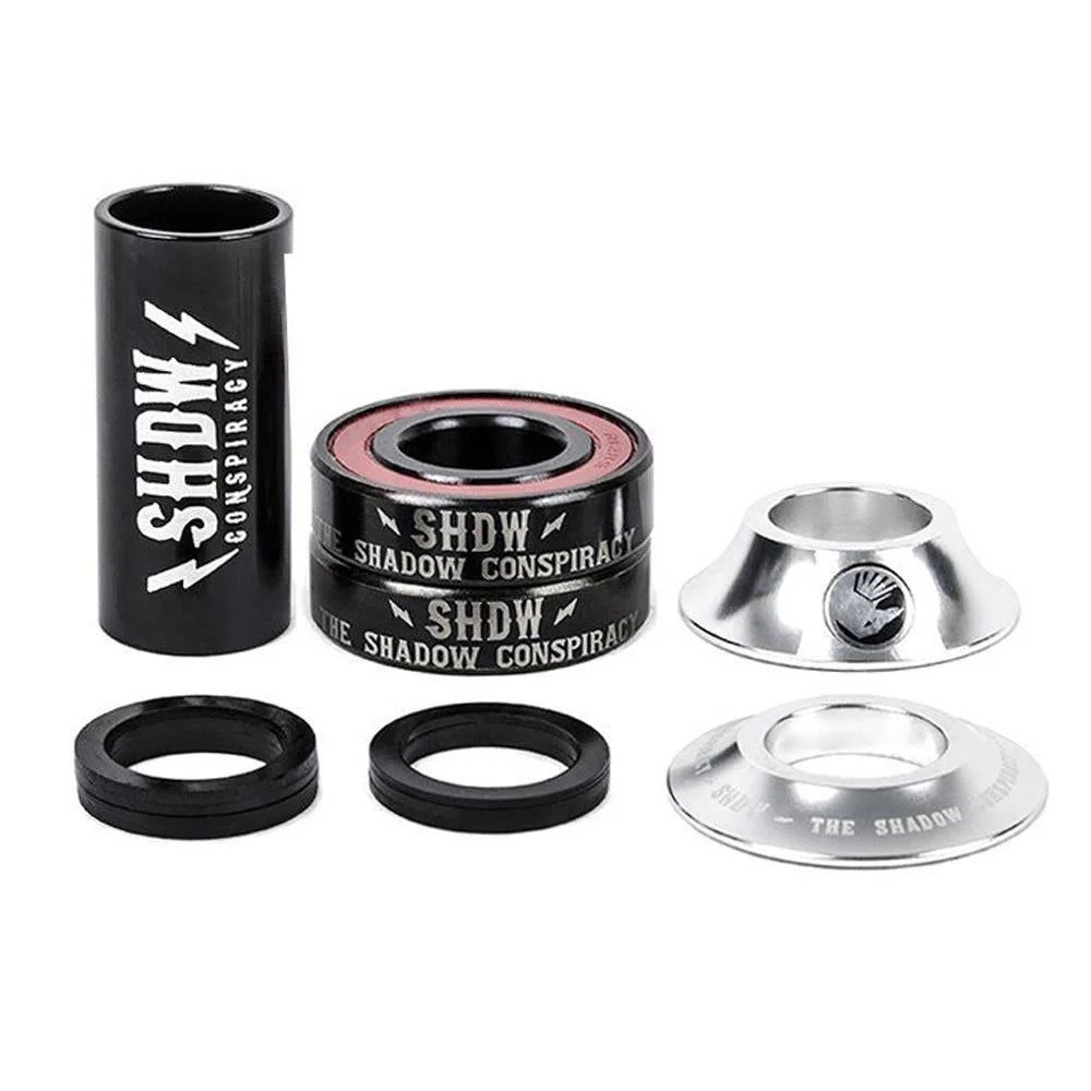 SHADOW CONSPIRACY STACKED MID BB KIT 22mm BMX BIKE SUBROSA RANT SILVER NEW