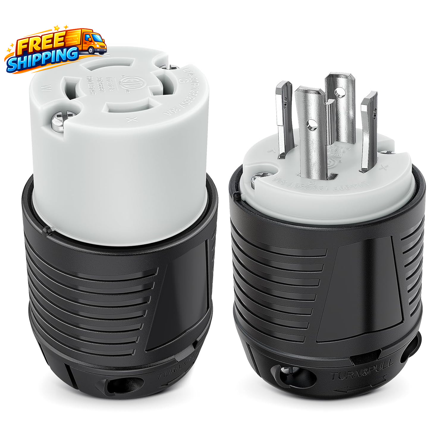 30Amp L14 30P L14 30R Male Female Locking Plug and Connector Generator Twist