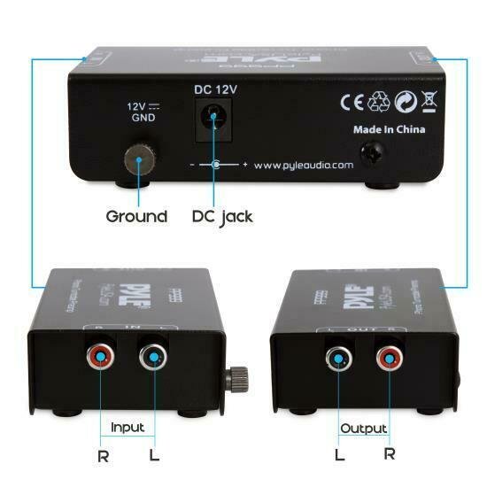 PYLE PRO PP999 Phono Turntable Pre-Amplifier