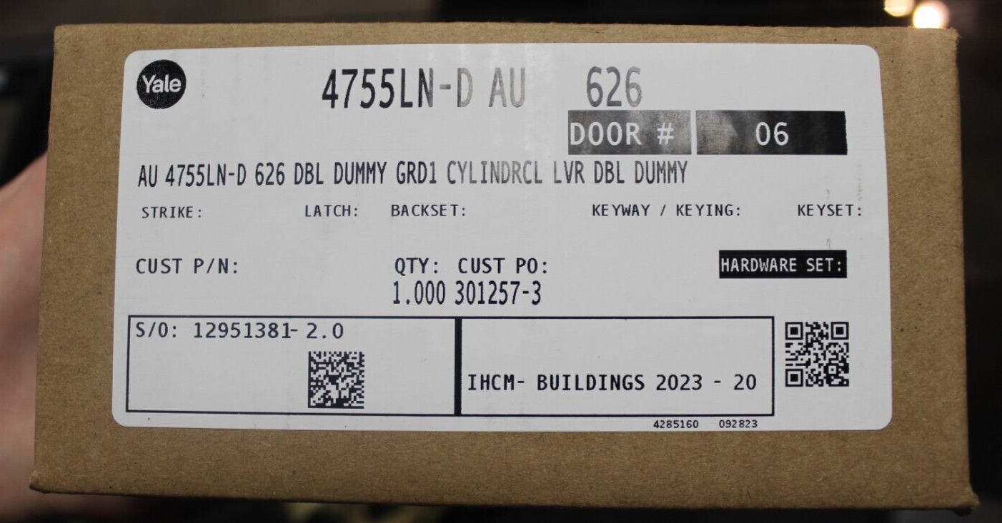 Yale 4755LN-D AU Dummy Doorknob