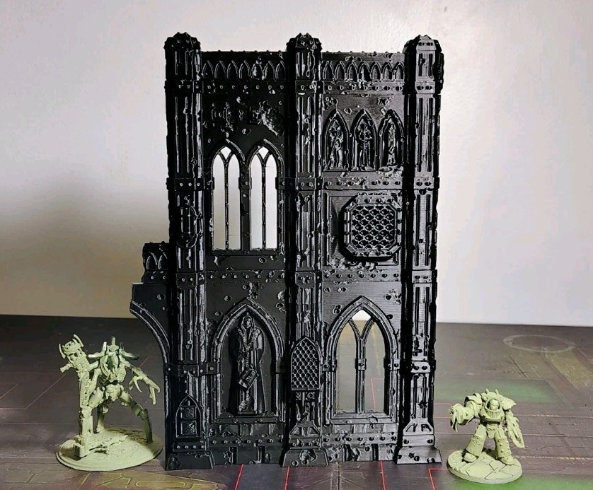 3 Story Ruin Perfect For warhammer 40K Trench Crusade Kill Team Fillia Ferrum A